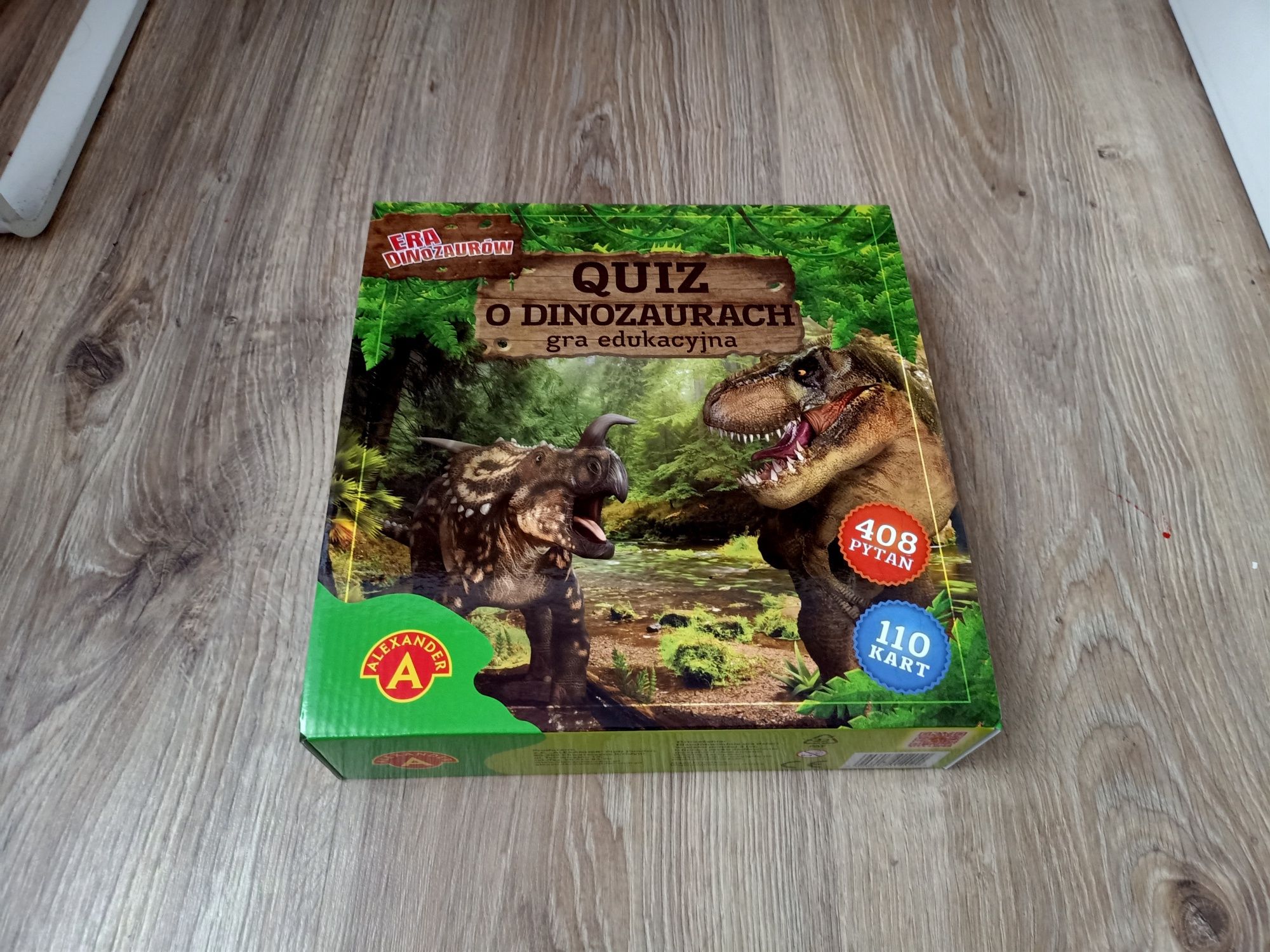 Gra planszowa "Quiz o dinozaurach"