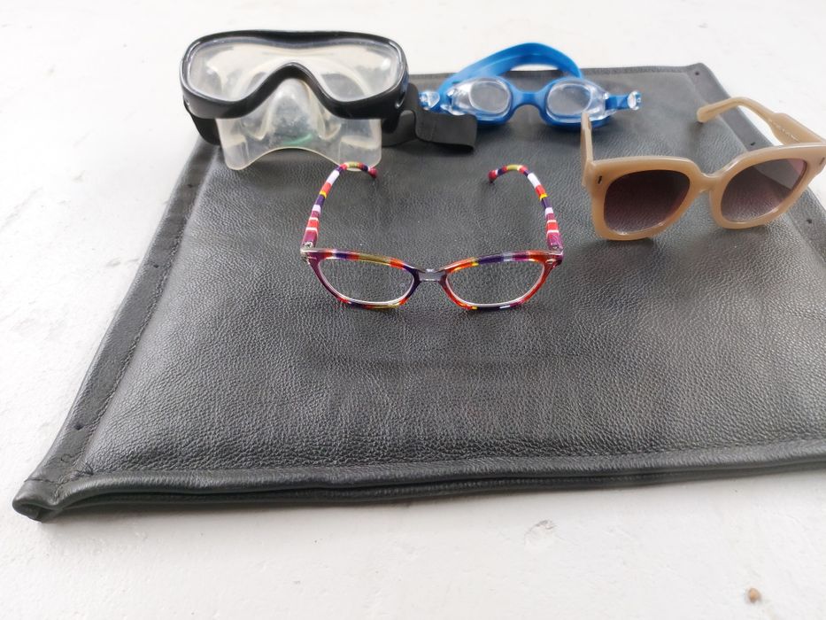 4  tipos de 0culos 1 de sol  dexer 2 d Mergulho