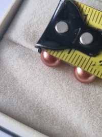 Perełki, średnica 5 mm, Kolczyki sztufty