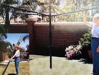 Estendal Rotativo Dobrável Australiano Foldaway 45