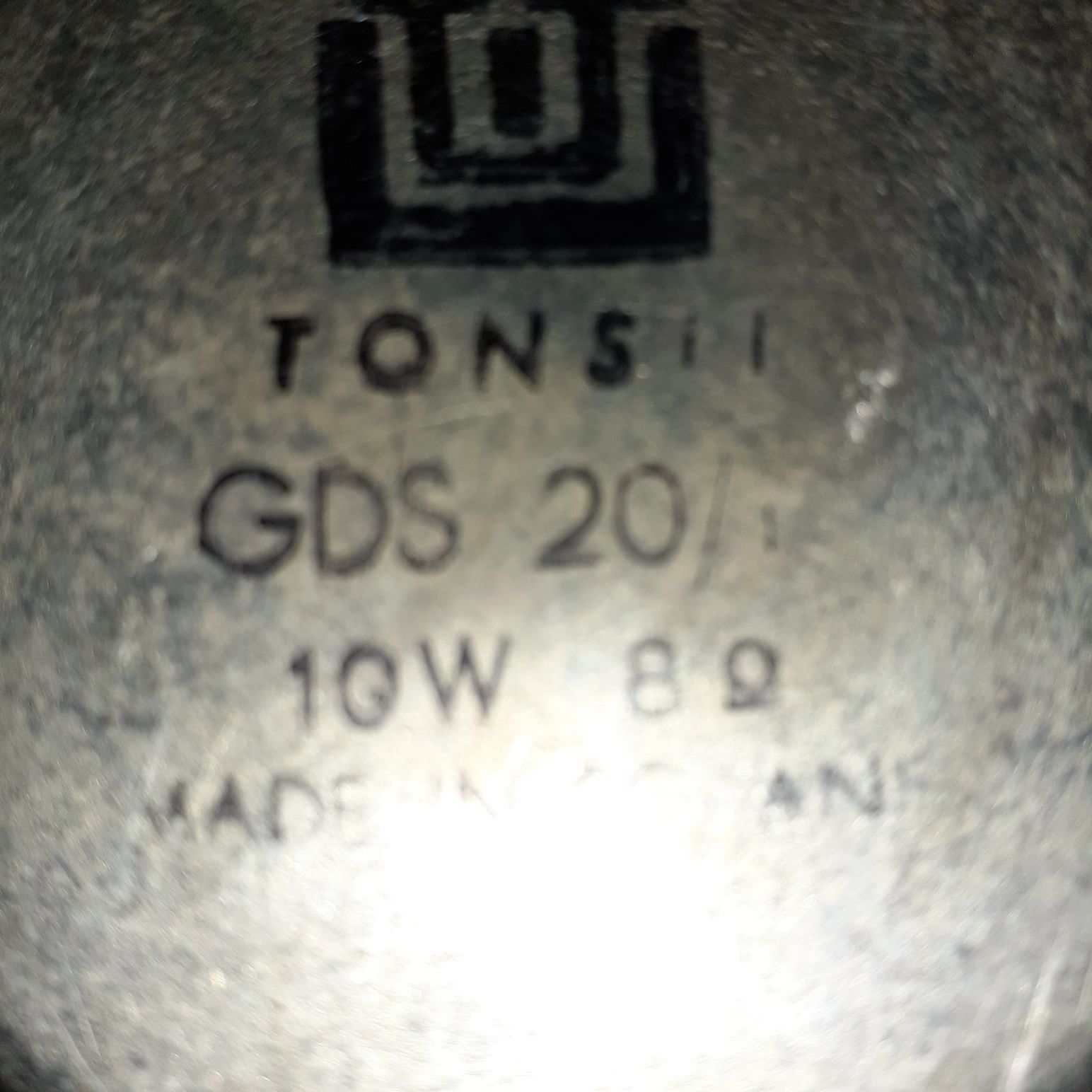 Głośnik unitra TONSIL ZG10 GDS 20 10W 8OHM