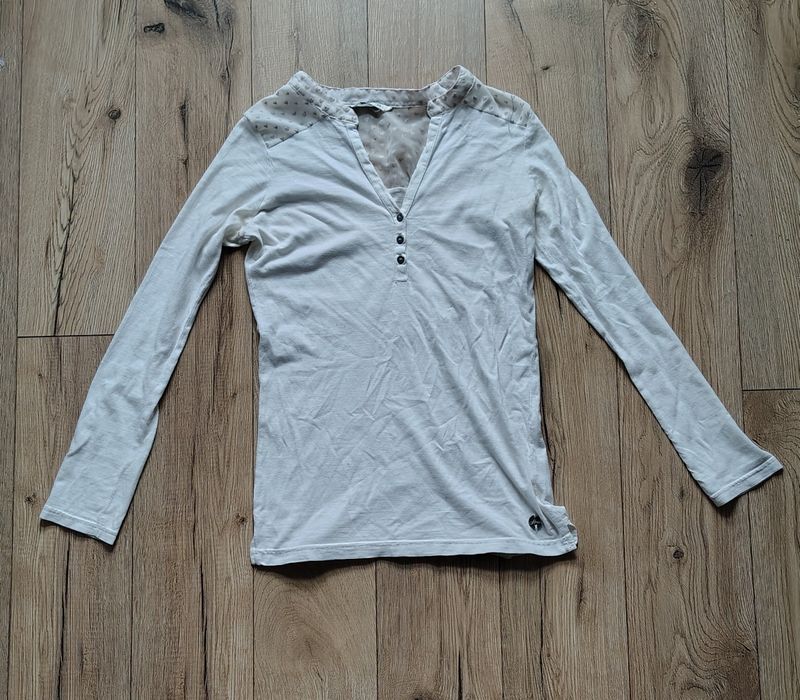 Bluzka z długim rękawem damska szara House XS