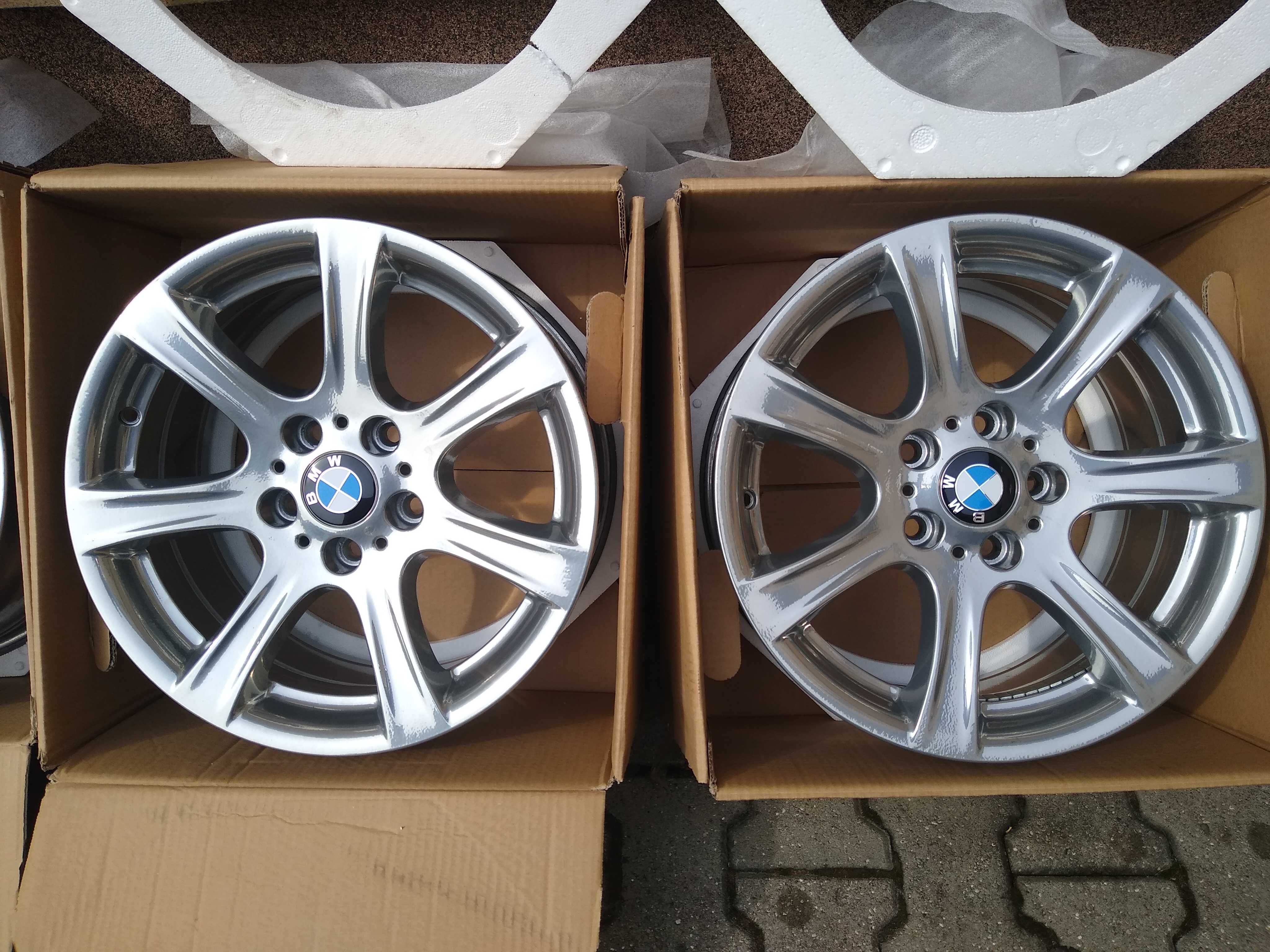 Sprzedam alu felgi org.BMW Styling 394 jak nowe Chrom