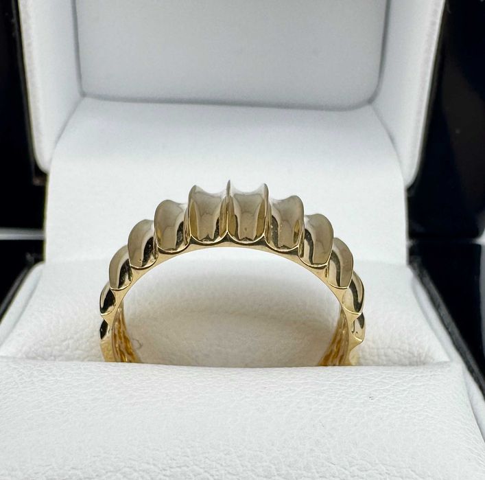 Zjawiskowy złoty pierścionek 2,93 g PR.585 14K R.16