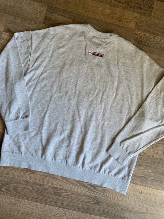 Світшот Tommy Jeans сірий кофта Tommy Hilfiger оригінал сіра