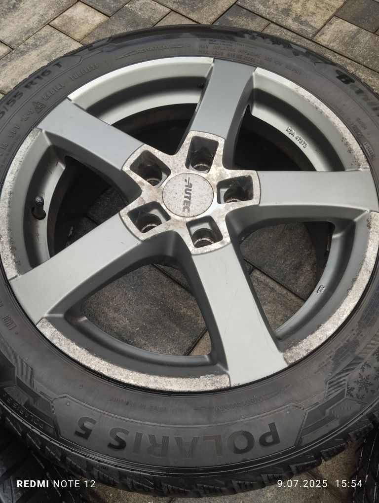 Alu felgi 5x114.3 Toyota Auris Renault Hyundai Kia 205/55/16