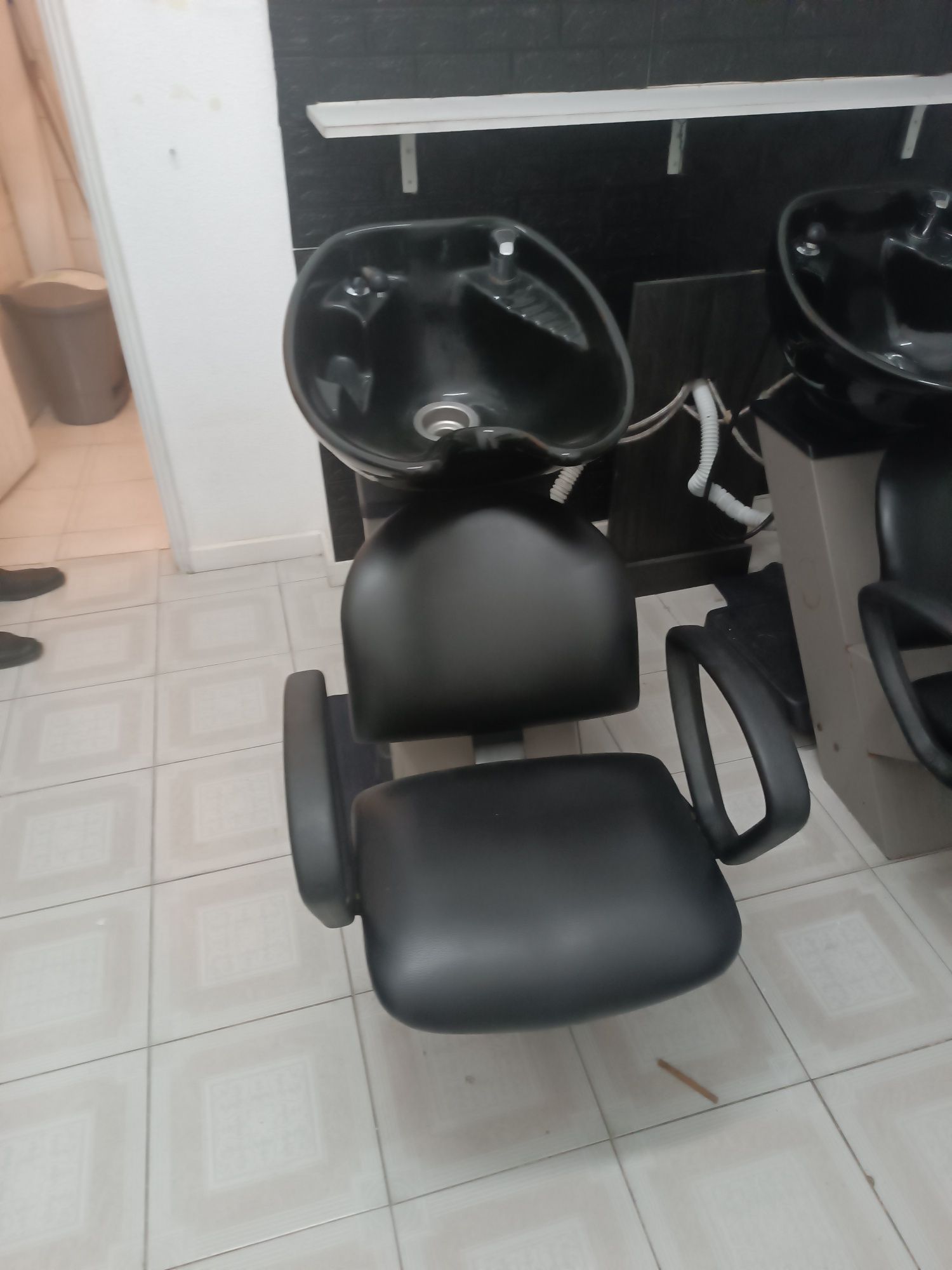 Rampa de lavar cabelo - cadeira cabeleireiro