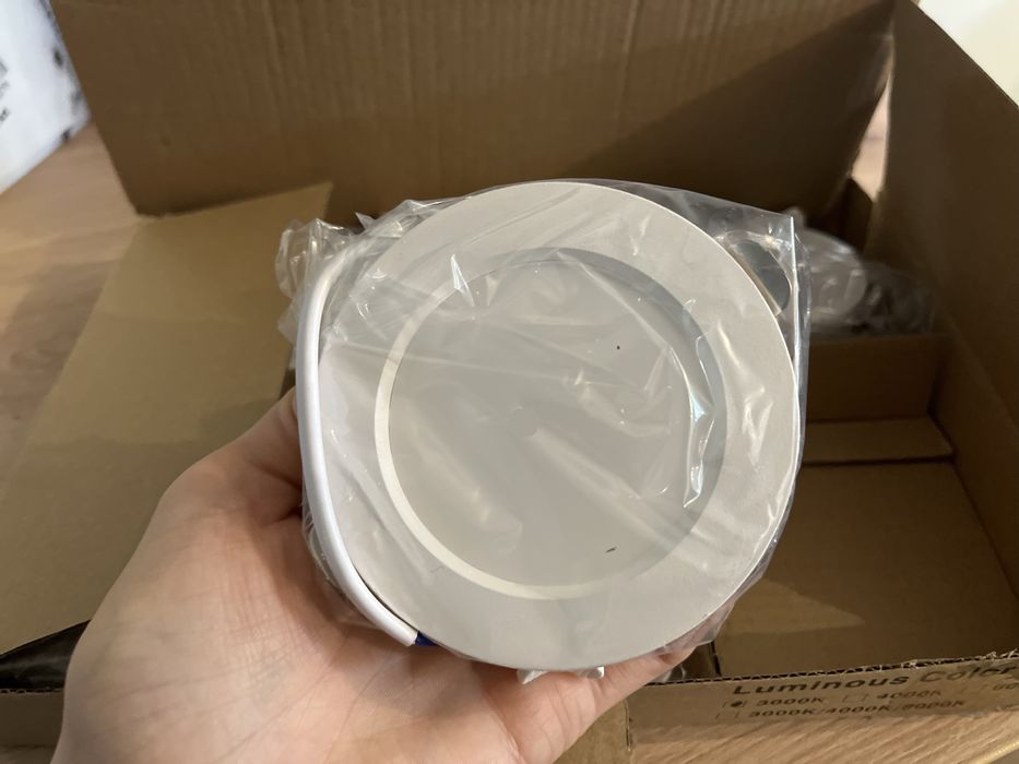 Nowe led podtynkowy biały 6szt.