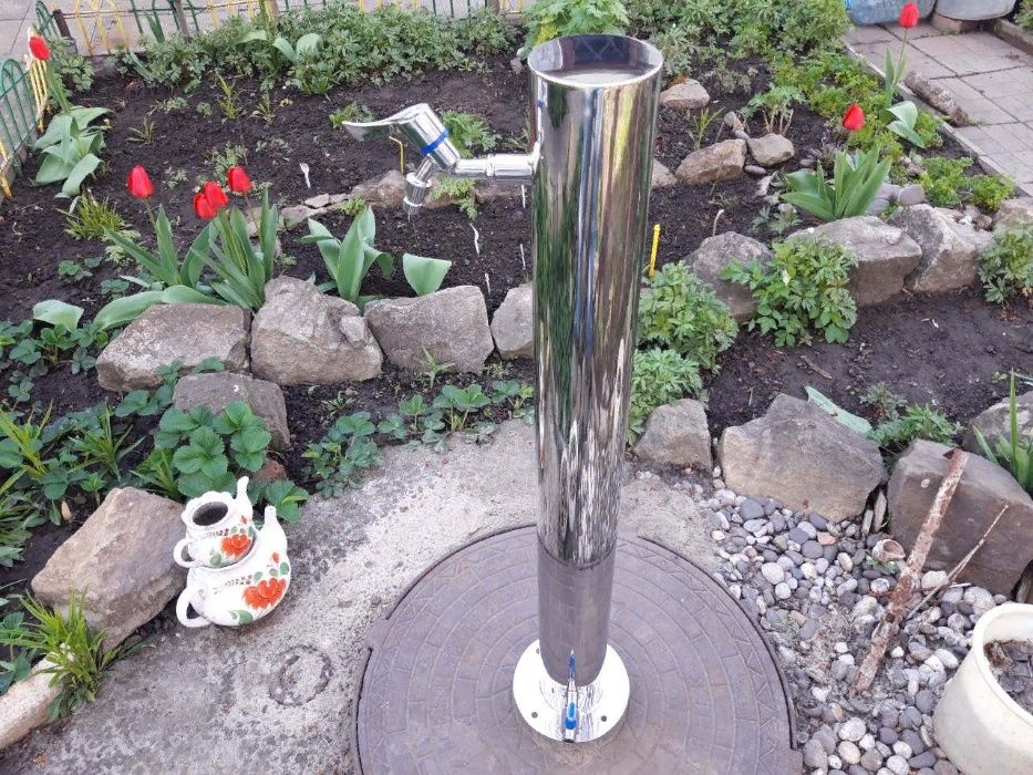 Садовая Колонка для воды из нержавеющей стали, кран для полива ,