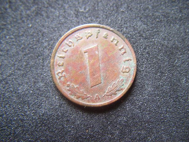 Stare monety 1 reichsfenig 1940 A Niemcy /5.1