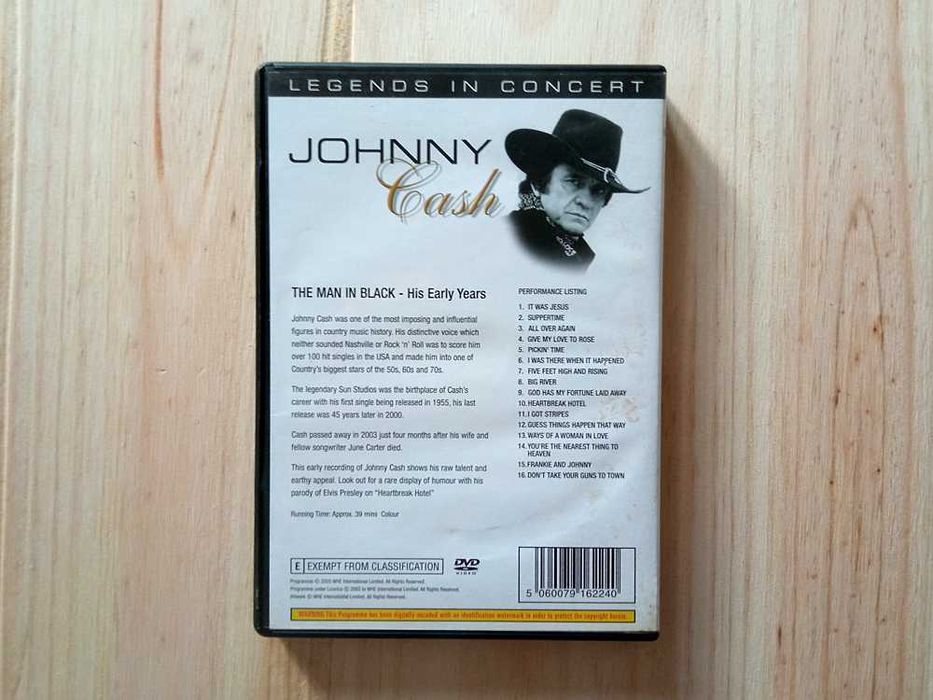 DVD Johnny Cash - The Man In Black