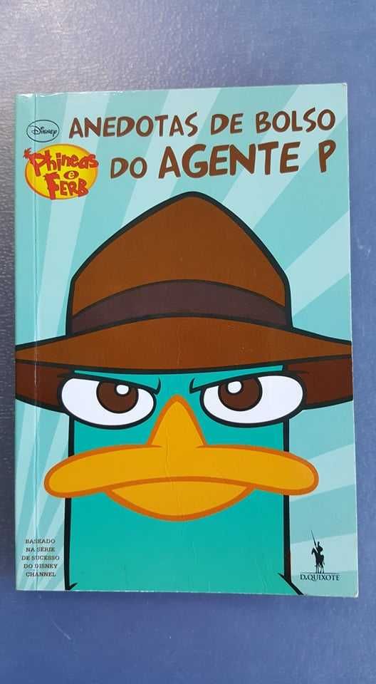 Livros coleção "Phineas e Ferb"