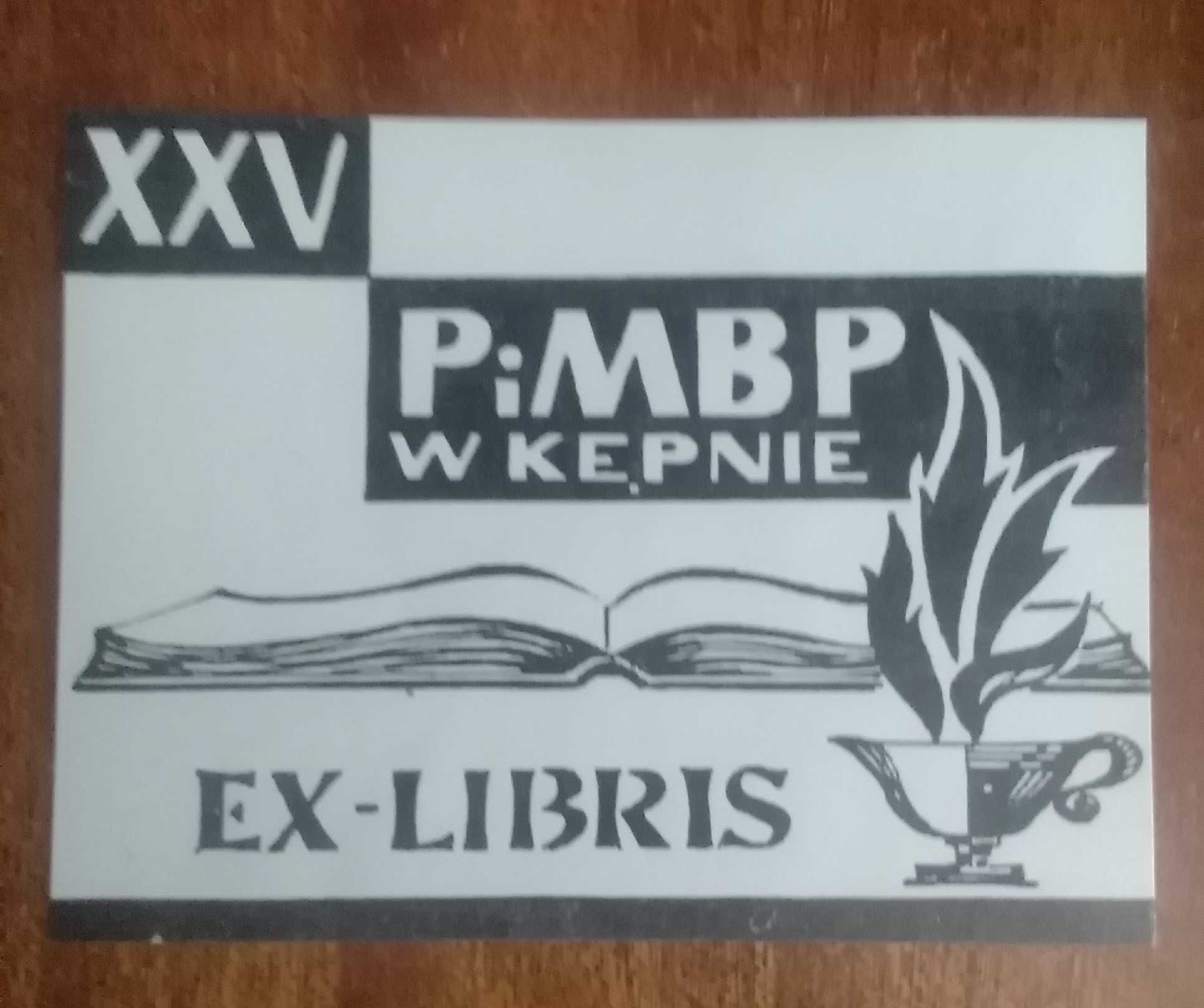 Ex-libris biblioteki w Kępnie