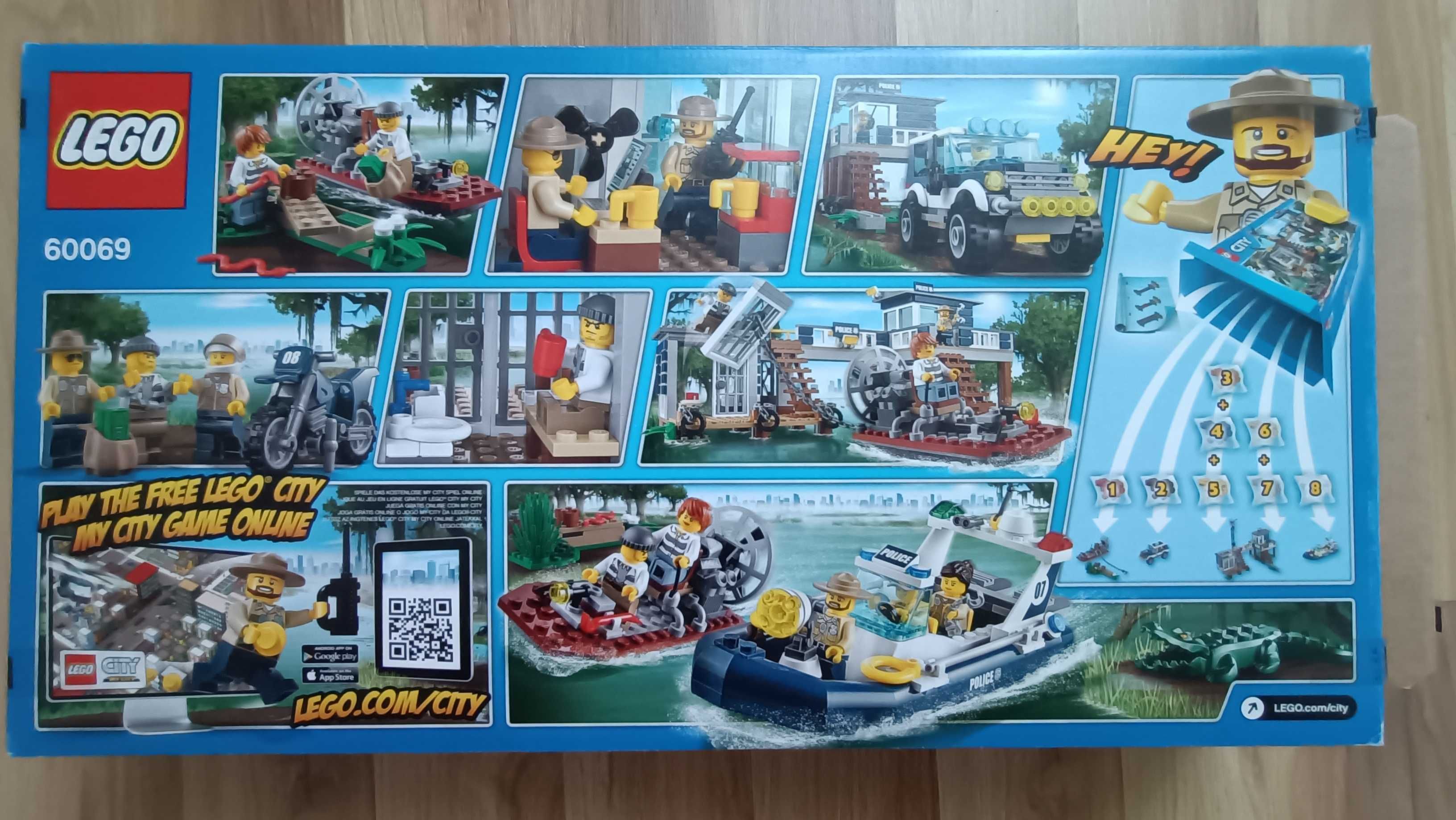 LEGO City 60069 Posterunek wodnej policji kompletny pudełko instrukcje