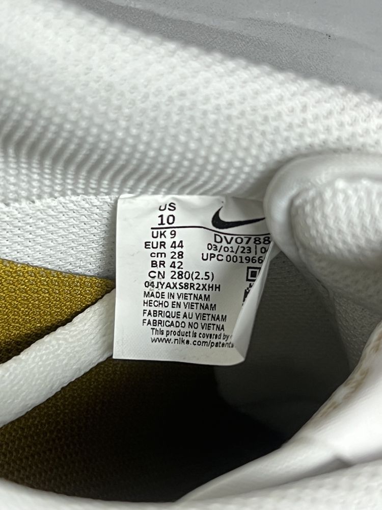 Кросівки взуття Nike Air Force 1 White Білі DV0788-104 (43,44-РОЗМІР)