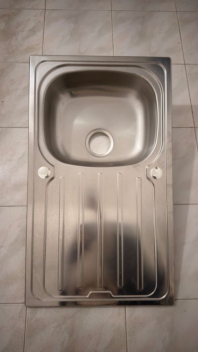 Lava loiça aço inox novo