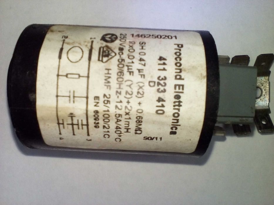 Продам конденсатор до пральної машини Electrolux EWB 95205 W