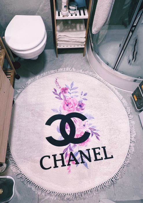 Okragly dywanik 120 cm chanel