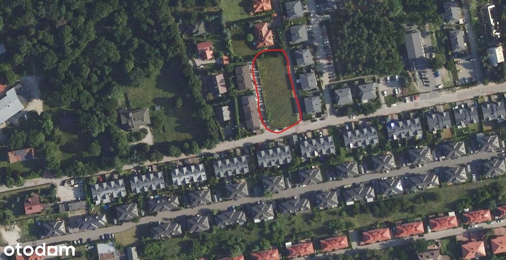 Działka 1600 m² z pozwoleniem na budowę 4 bliźniaków Warszawa - Wawer