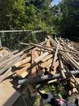 Drewno z rozbiorki domu, suche