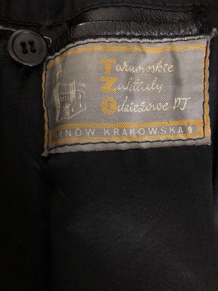 Kurtka marynarka skórzana męska M/L