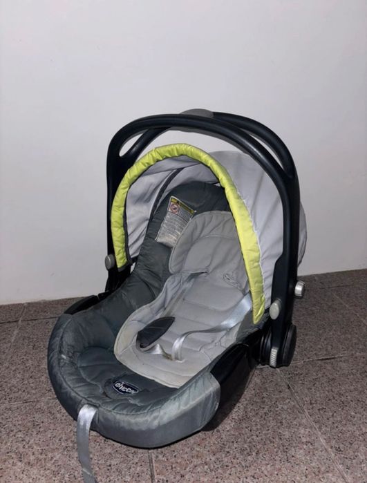 Trio Chicco com alcofa, carrinho, ovo