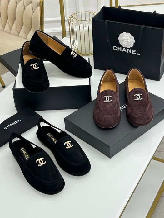 Mokasyny Chanel! Czarne i czekoladowe! Premium 36-40