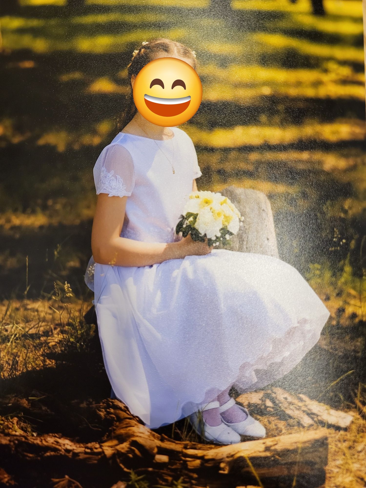 Śliczna Sukienka komunijna r. 146 suknia komunia Carla piękny polski p
