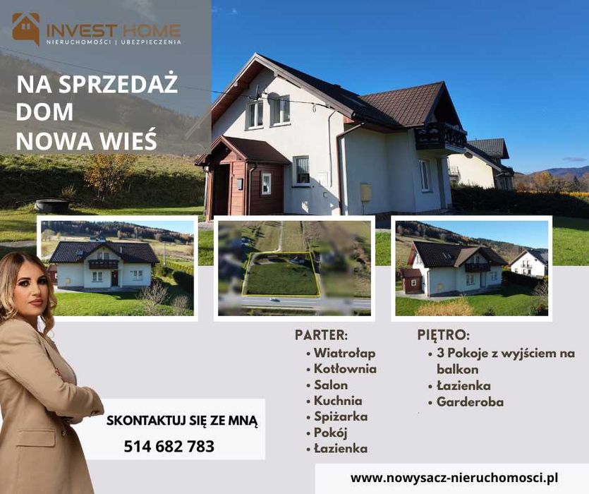 Sprzedam dom Nowa Wieś gmina Łabowa