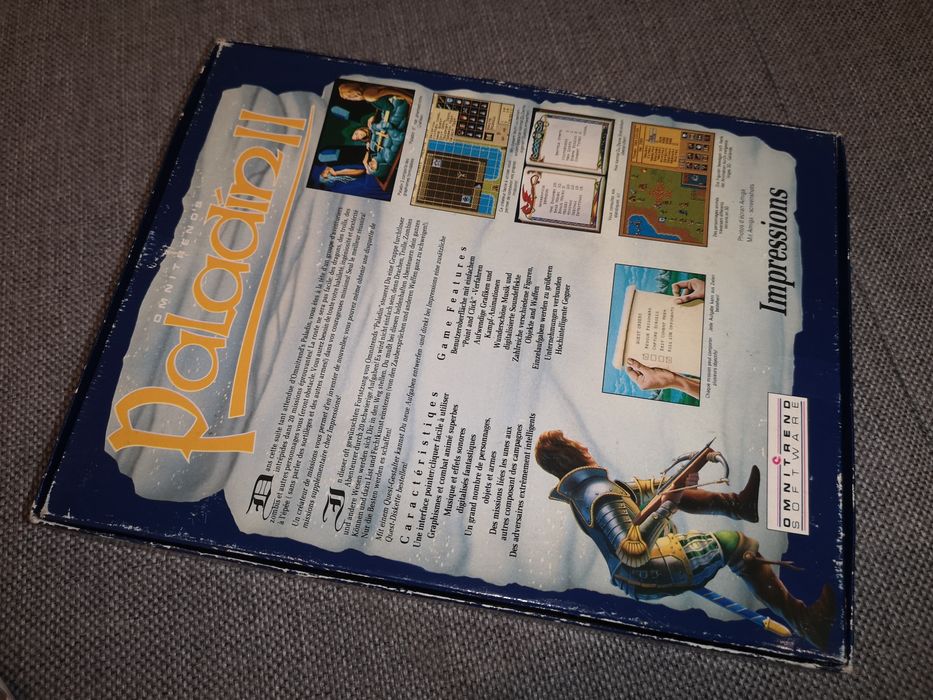 Paladin II AMIGA gra BIG BOX Retro (1993) Biały Kruk
