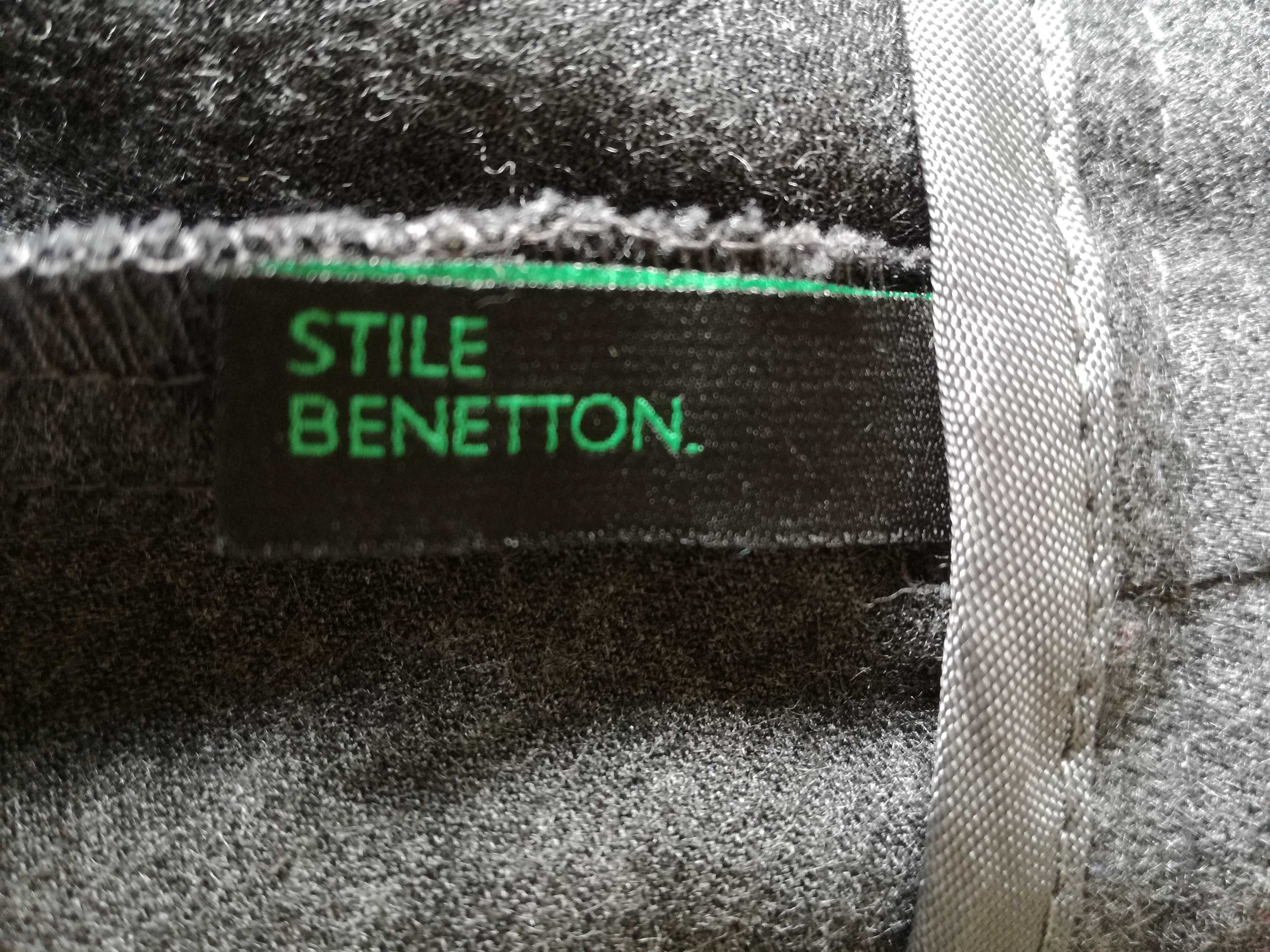 Benetton spodnie damskie cygaretki