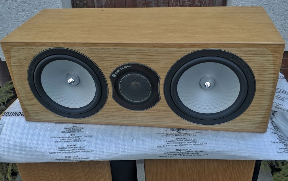 center Monitor Audio Silver RX Centre, jak nowy, kolor dąb