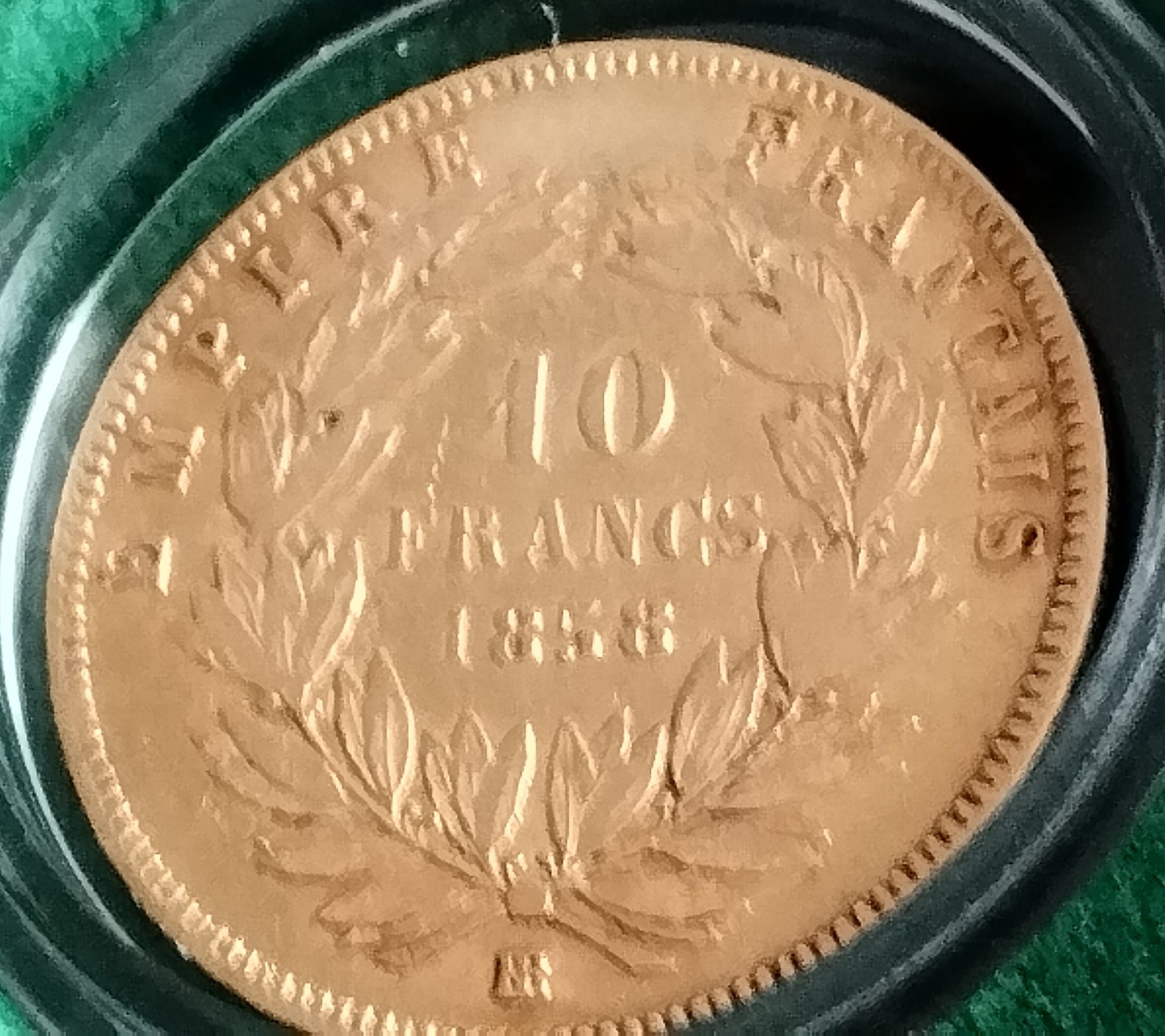 Złota Moneta- 10 Franków Napoleon III -1858r  polecam obniżka