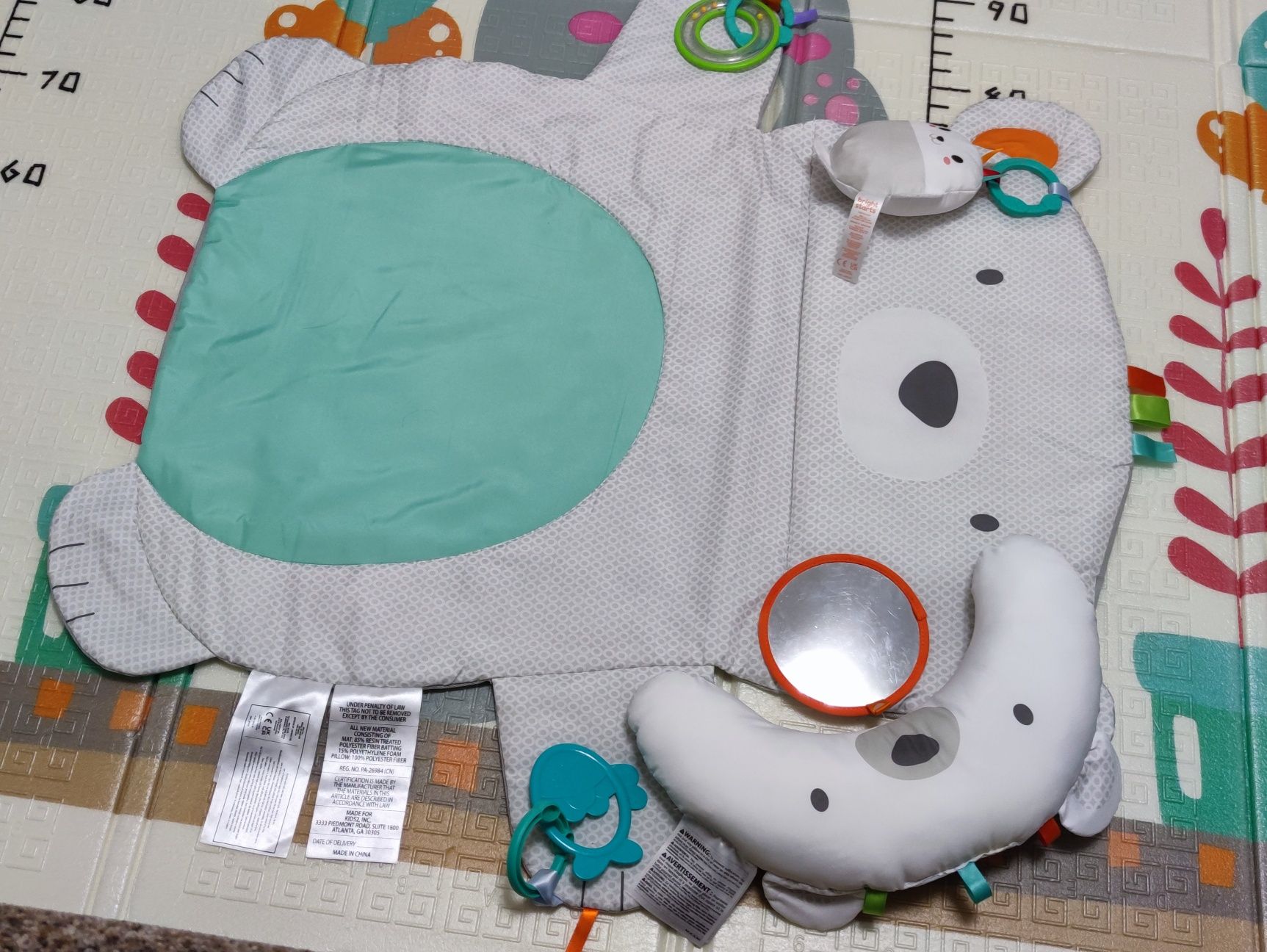 Розвиваючий ігровий килимок Bright Starts Tummy Time Prop & Play