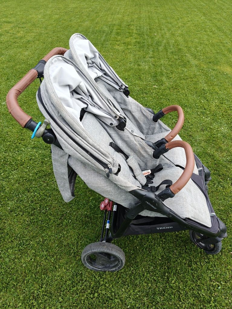 Wózek podwójny, dla blizniaków,dzieci rok po roku, Valco Baby Snap Duo