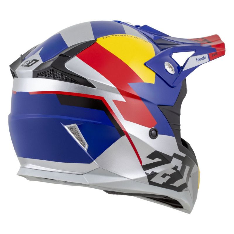 Kask Crossowy motocyklowy Zed ECE06 GRATIS gogle Interkom ready XS-XL