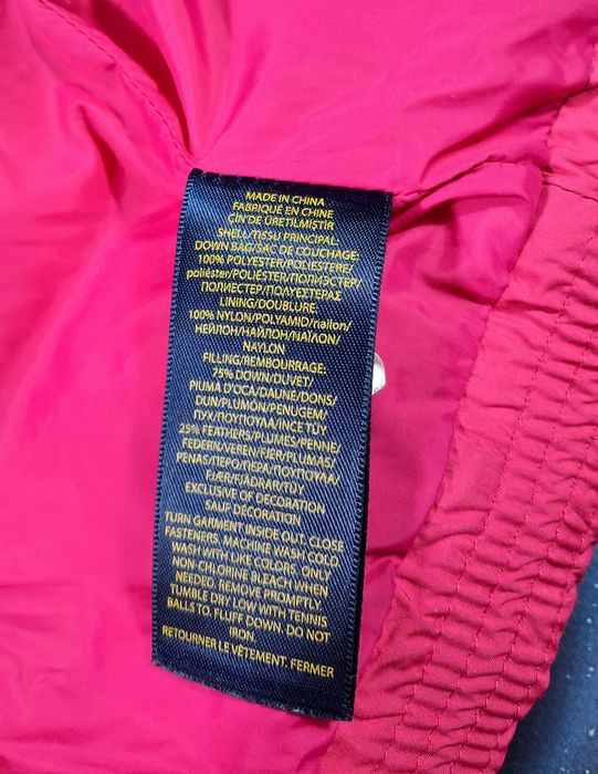 Пуховик Polo Ralph Lauren на девочку зимний куртка с капюшоном