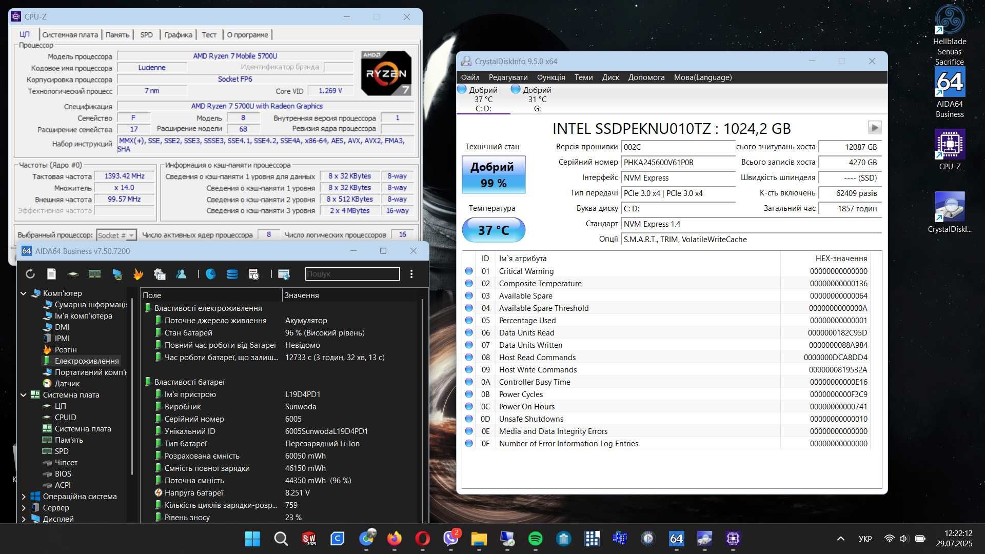 Lenovo  Yoga 6-13ALC6 Ryzen7(16x4.3Ghz)/RX Vega 8(2)/DDR4-16Gb/SSD-1Tb