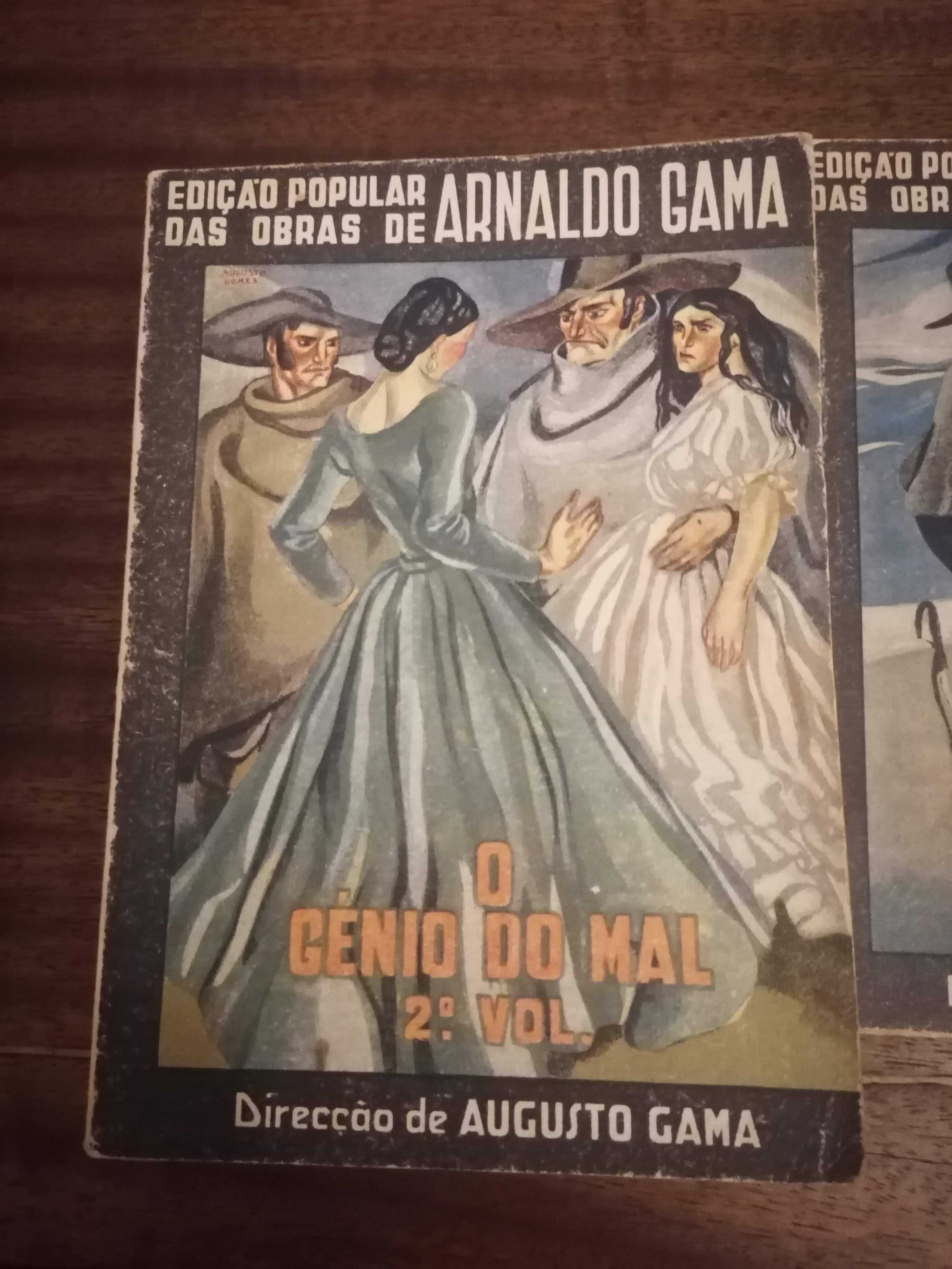 Livros “O Génio do Mal” de Arnaldo Gama