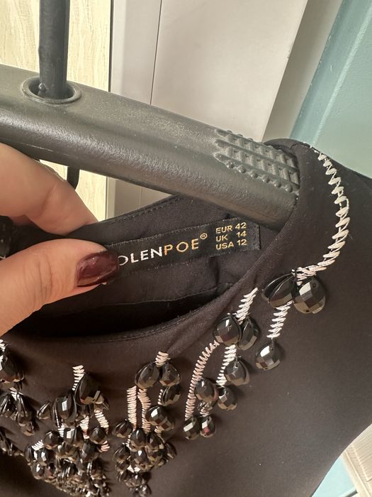 Чорне святкове плаття 42 розміру