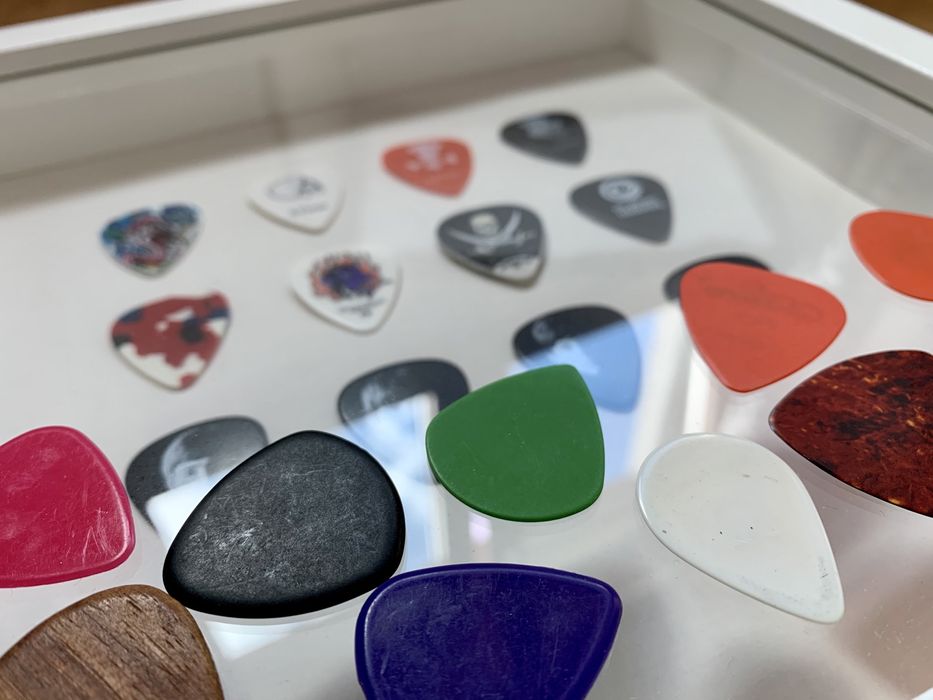 Conjunto de oito palhetas