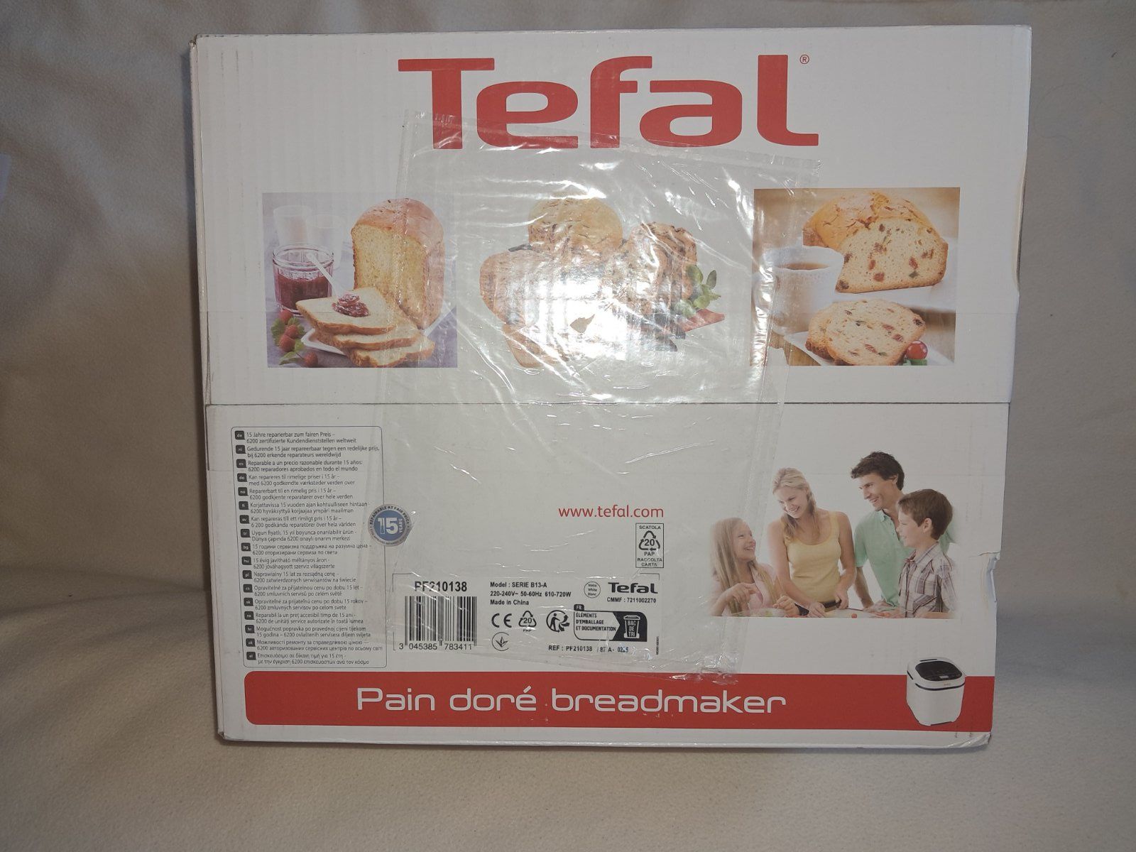 Хлібопіч, хлебочечь Tefal PF210138