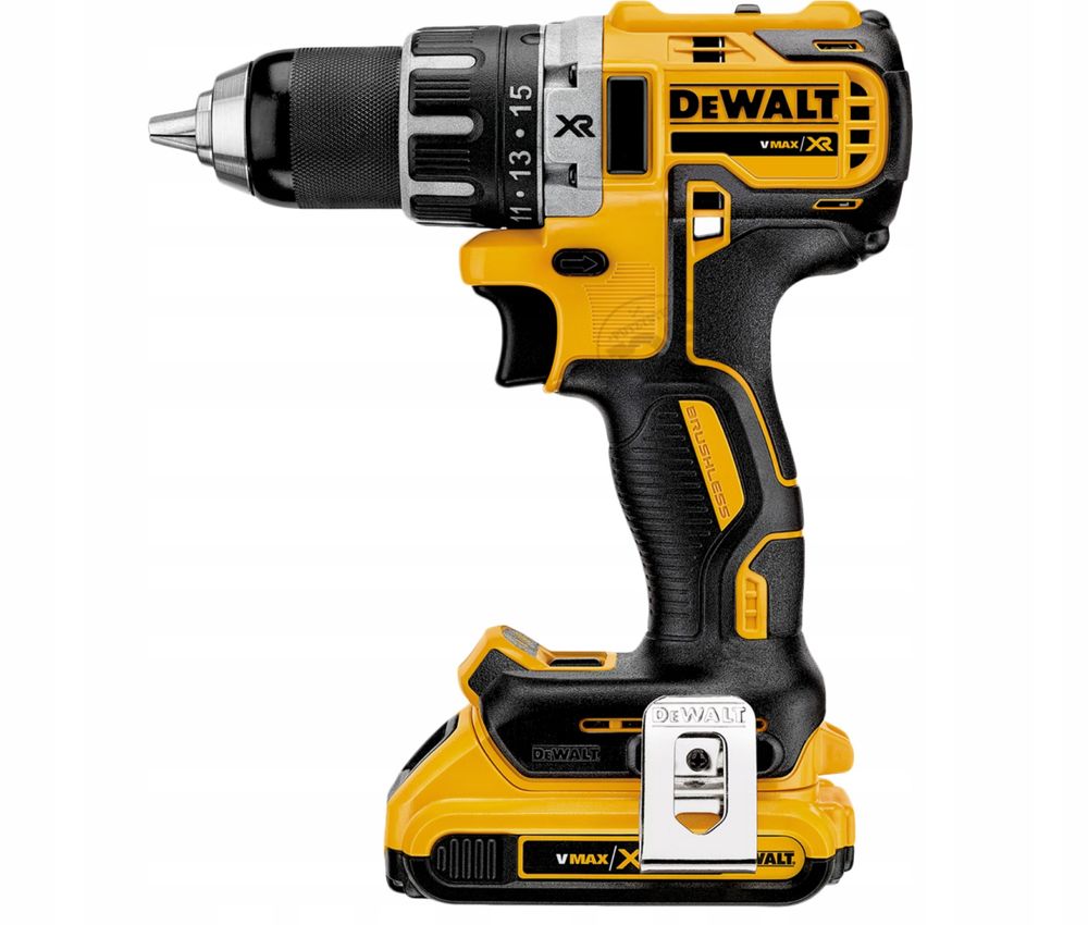 DEWALT Wiertarko Wkrętarka Bezszczotkowa 2x Akumulator Ładowarka Waliz