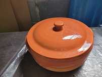 Tacho de  barro vermelho