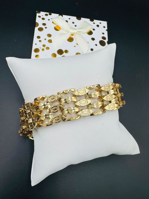 Nowa zlota bransoletka proba 585 waga 98,53g