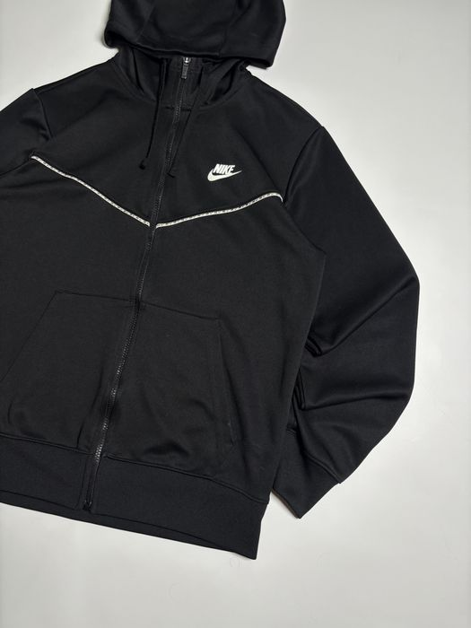 Чорний зіп худі nike tech fleece найк теч флис drill tn vm air shox dn