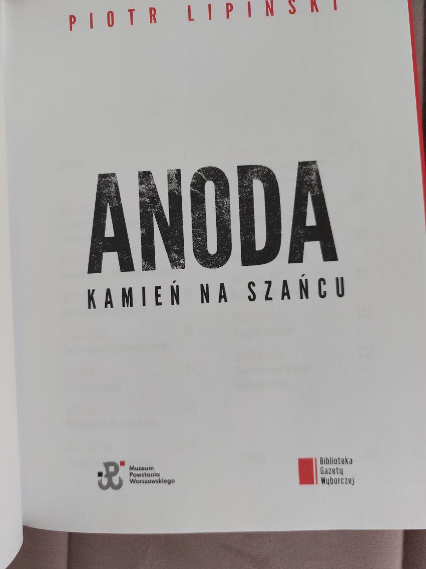 2 książki Anoda i Lista oprawców