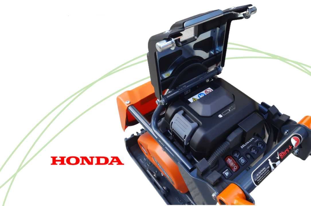 Placa Compactadora 90kg a Bateria C/ Motor HONDA de 2.2Hp. AP28