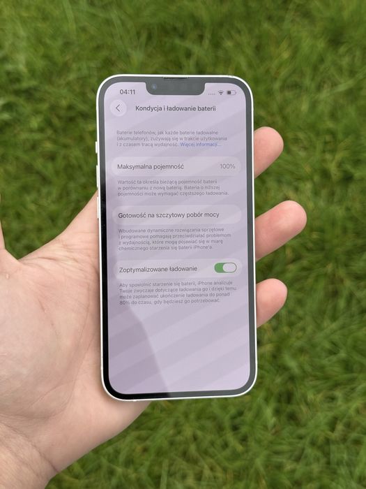 Telefon iPhone 13 128GB Biały 100% Bateria Apple