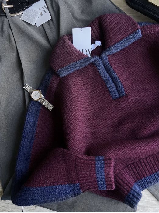 Светр поло Zara в трендовому кольорі